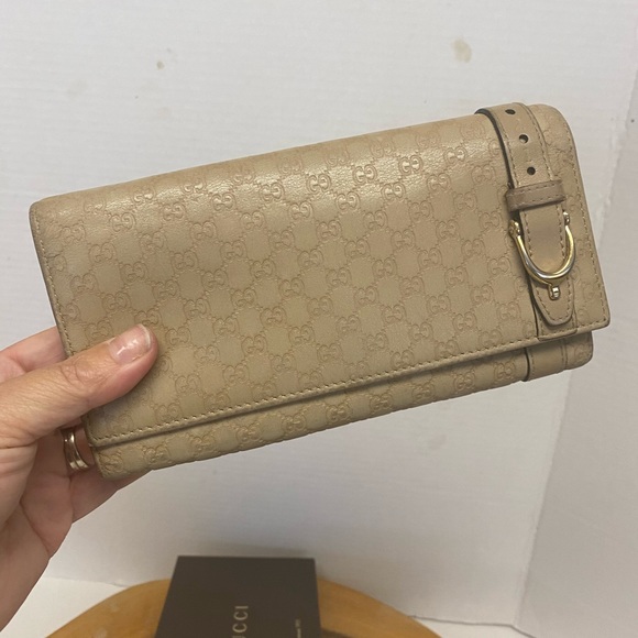 Gucci Micro G Leather Embossed Wallet in Box - Picture 3 of 12